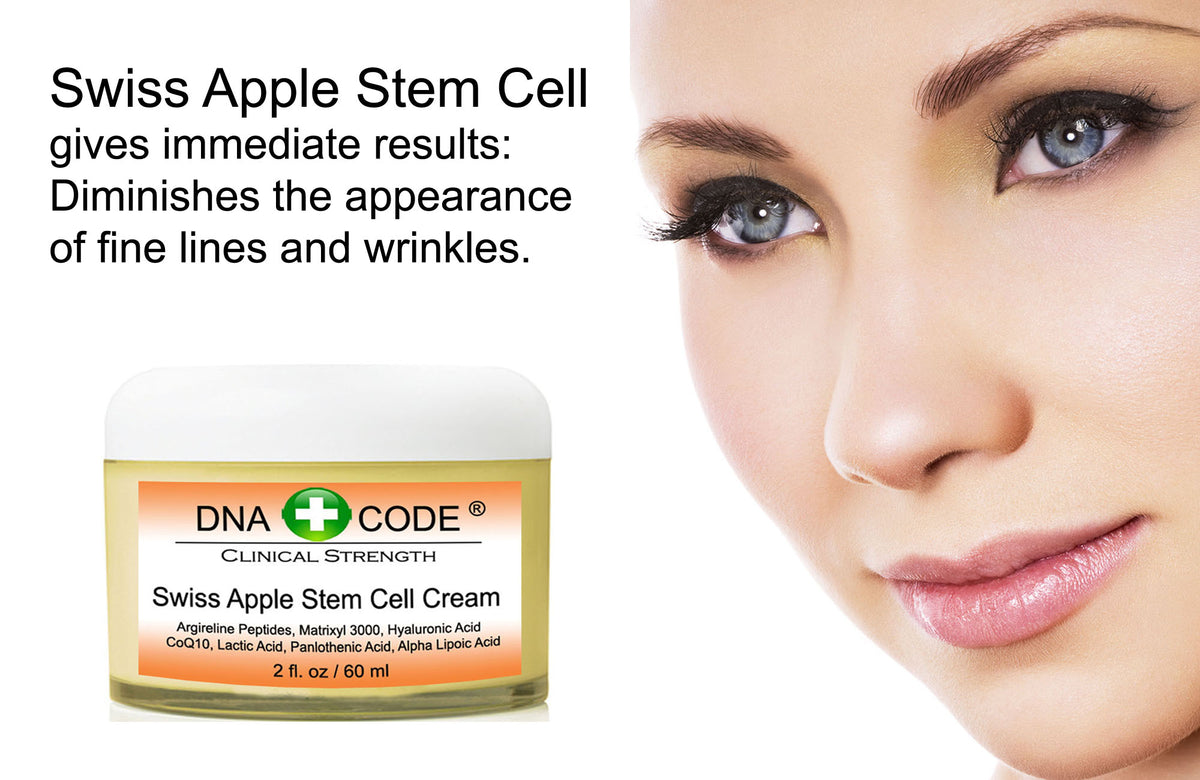 Swiss Apple Stem Cell Cream gives you age-defying properties