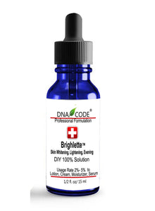 Magic 100% DIY Skin Whitening Solution by Brighlette®(Lipotec)-Potent Natural Marine Extract Add to Your Own Serum, Cream, Lotion, Moisturizer.