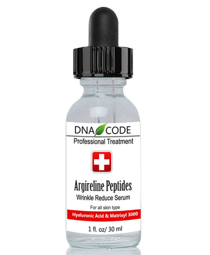 No Needle Alternative-Pure Argireline Peptides Winkle Reduce Serum+ Matrixyl 3000+Hyaluronic Acid.