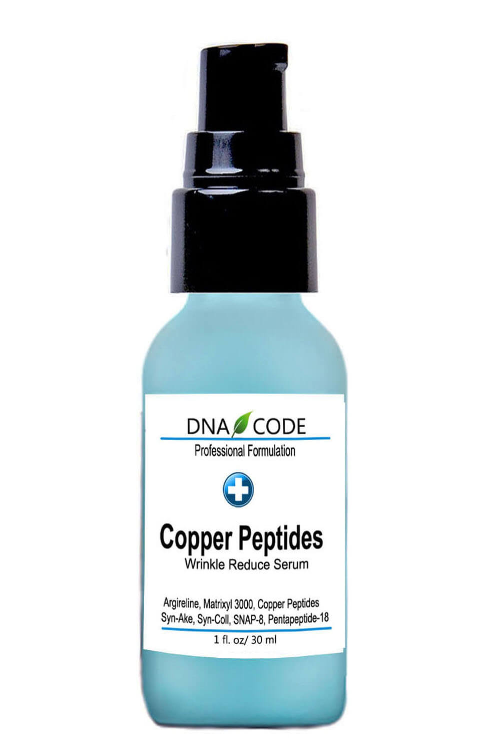 Copper Peptides Wrinkle Reduce Serum-Argireline, Matrixyl 3000, SNAP-8, SYN-AKE, Syn-Coll, Syn-Tacks.