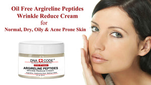 OIL FREE-No Needle Alternative-Argireline Peptides Wrinkle Reduce Cream-Hyaluronic Acid+ Matrixyl 3000.