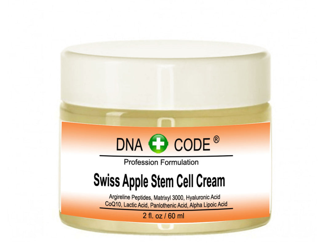 Swiss Apple Stem Cell Cream gives you age-defying properties. Helps you to restore your skin’s firm, youthful appearance and a UV protectan.