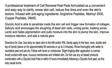 AntiAging Peel Pads-50% Glycolic Cell Renewal Peel Pads+ Salicylic, Lactic Acid, Argireline, DMAE