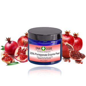 20% Pomegranate Enzyme Peel 2 oz w/ Vita.C, B1, B12, CoQ10, Lactic acid. Improve skin texture. Helps reduce age spots and hyper-pigmentation.