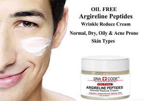 OIL FREE-No Needle Alternative-Argireline Peptides Wrinkle Reduce Cream-Hyaluronic Acid+ Matrixyl 3000.